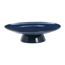 Outlet Lene Bjerre Amera cake platter Ø32.5 cm, Blue