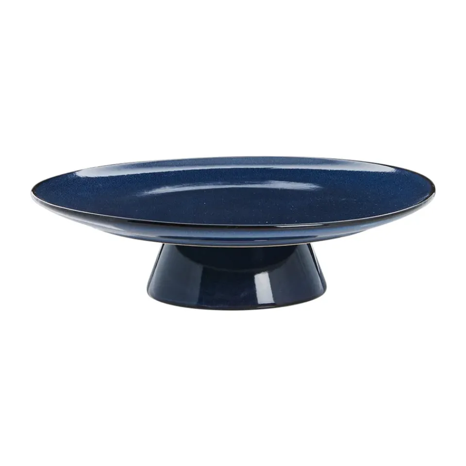 Outlet Lene Bjerre Amera cake platter Ø32.5 cm, Blue