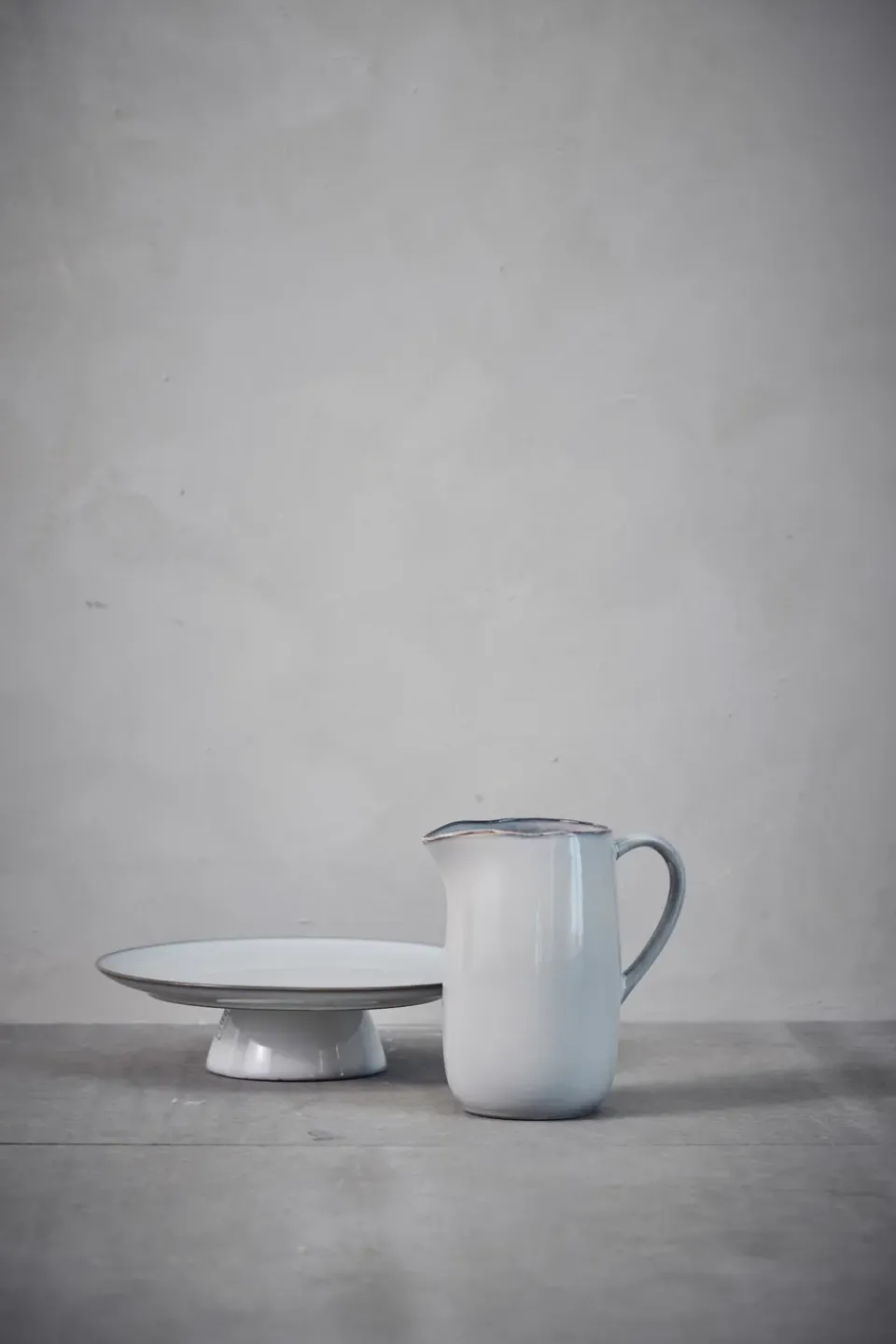 Cake Stands^Lene Bjerre Amera cake platter Ø32.5 cm, White sands Beige