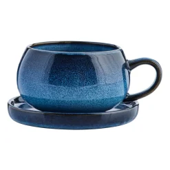 Teacups^Lene Bjerre Amera cup and saucer, Blue
