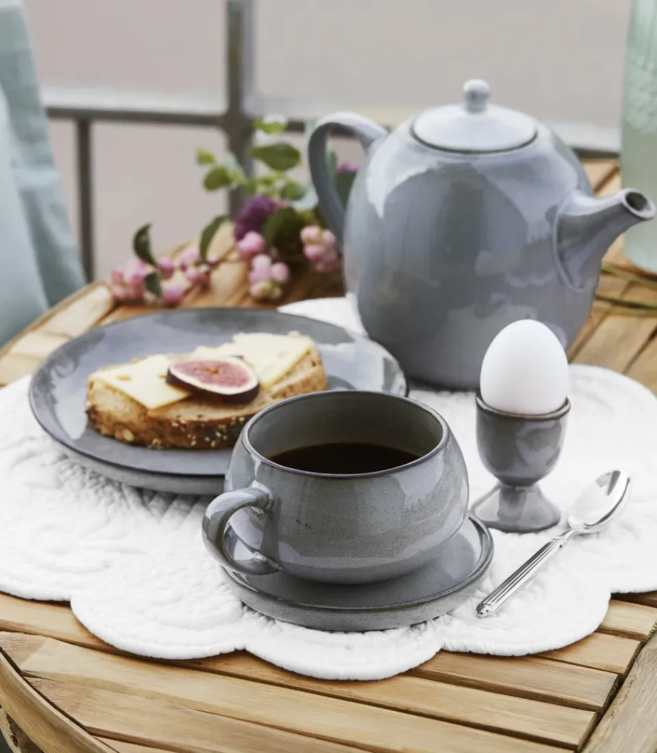 Hot Lene Bjerre Amera cup and saucer, Grey