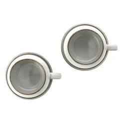 Teacups^Lene Bjerre Amera cup and saucer, sands White