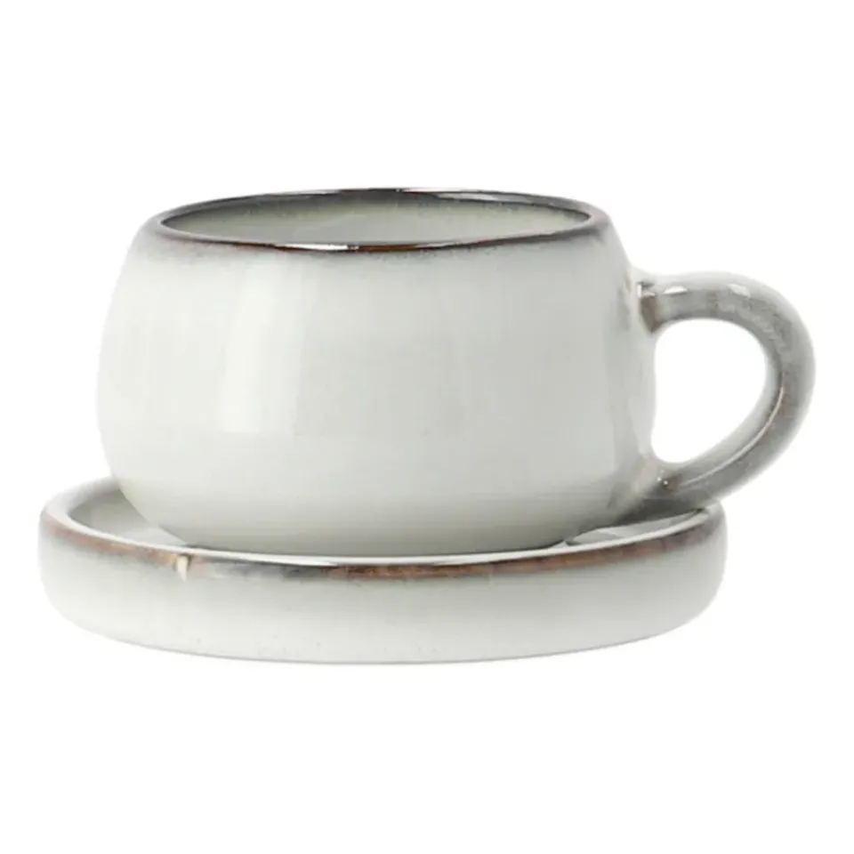 Glögg & Mulled Wine Mugs|Espresso Cups^Lene Bjerre Amera espressocup with saucer, sands White