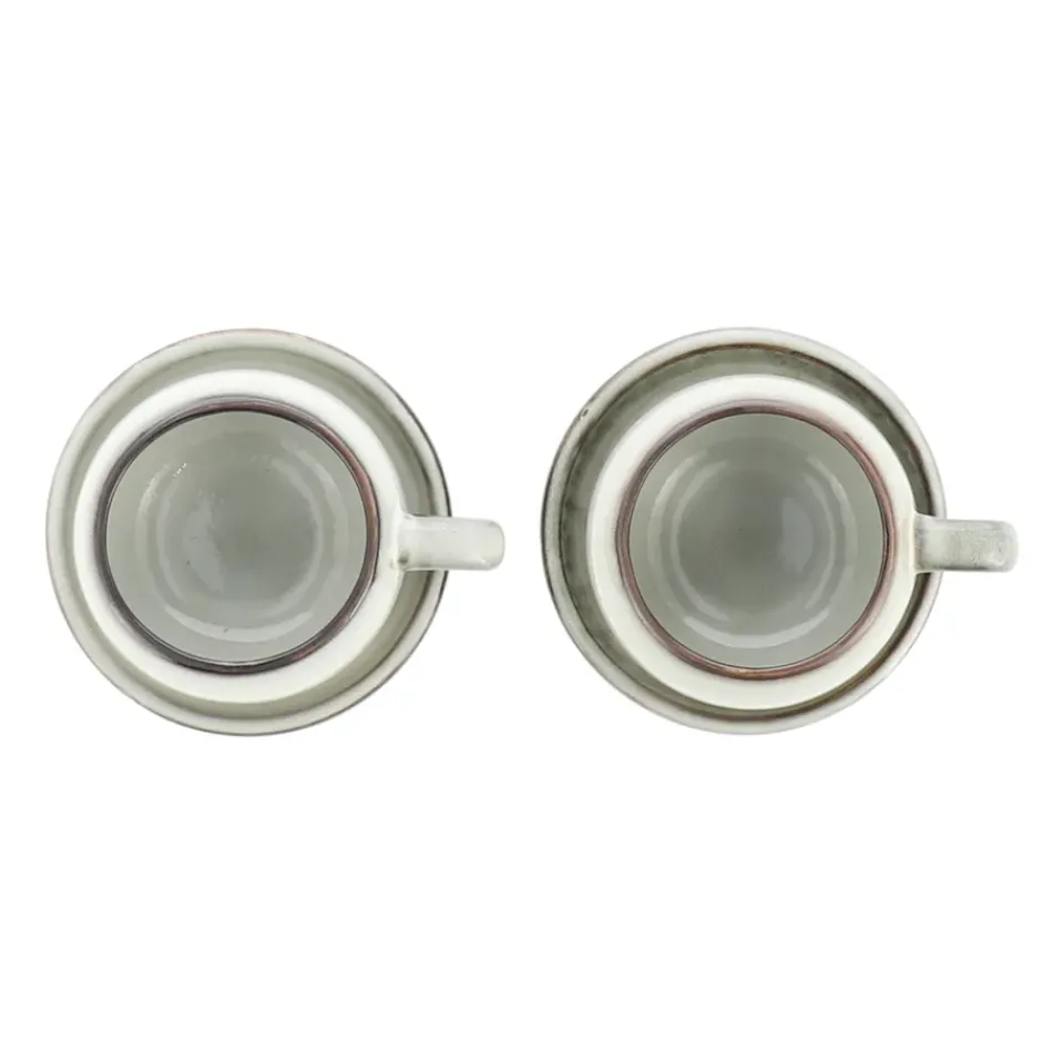Glögg & Mulled Wine Mugs|Espresso Cups^Lene Bjerre Amera espressocup with saucer, sands White
