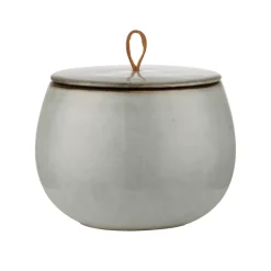 Storage Jars^Lene Bjerre Amera storage jar with lid, Ø13.5 cm Grey