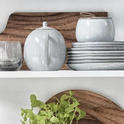 Storage Jars^Lene Bjerre Amera storage jar with lid, Ø13.5 cm Grey