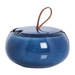 Sugar Bowls^Lene Bjerre Amera sugar bowl with lid Ø13 cm, Blue