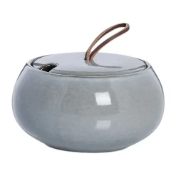 New Lene Bjerre Amera sugar bowl with lid Ø13 cm, Grey