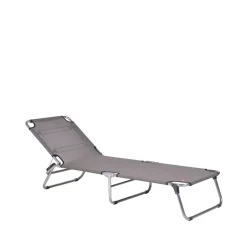 Seating^Fiam Amigo sun lounger, Fabric continente-aluminium frame Brown