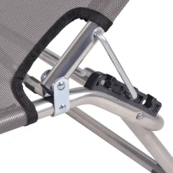 Seating^Fiam Amigo sun lounger, Fabric continente-aluminium frame Brown