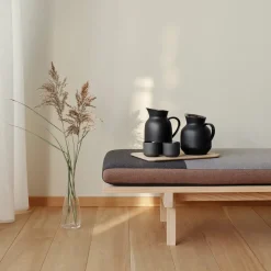 Thermoses^Stelton Amphora thermos jug coffee 1 L, Soft Black
