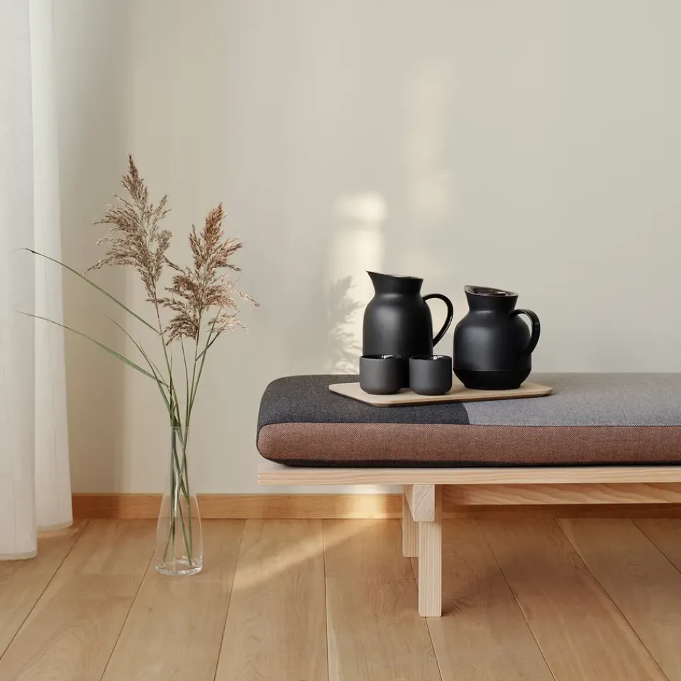 Thermoses^Stelton Amphora thermos jug coffee 1 L, Soft Black