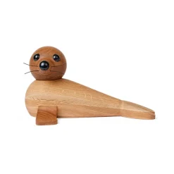 Sale Spring Copenhagen Anaana seal decoration 17 cm, Oak Beige