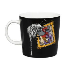 Moomin Arabia Ancestor Moomin mug, Black