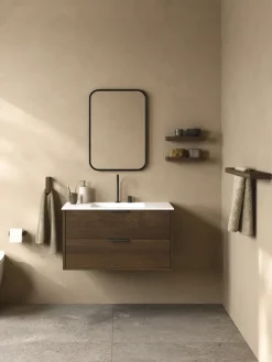 Toilet Roll Holders^Andersen Furniture Andersen toilet paper holder, Dark Stain Matt Lacquer Ash Brown