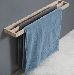 Towel Rails & Holders^Andersen Furniture Andersen towel rack double 73,5 cm, Lacquered oak Brown