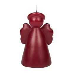 Sale Broste Copenhagen Angel sculpture candle 14 cm, Burgundy Red