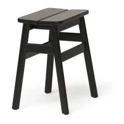 Stools^Form & Refine Angle Standard stool 45 cm, Black