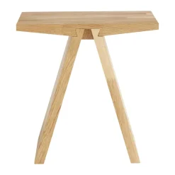 Stools^MUUBS Angle stool 45x45x29 cm, Oak Brown