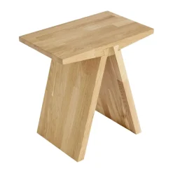 Stools^MUUBS Angle stool 45x45x29 cm, Oak Brown