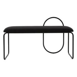 Best AYTM Angui bench bouclé, Anthracite GreyBlack