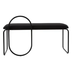 Best AYTM Angui bench bouclé, Anthracite GreyBlack