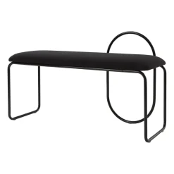 Best AYTM Angui bench bouclé, Anthracite GreyBlack