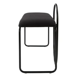 Best AYTM Angui bench bouclé, Anthracite GreyBlack