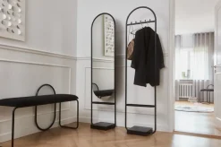 Best AYTM Angui bench bouclé, Anthracite GreyBlack