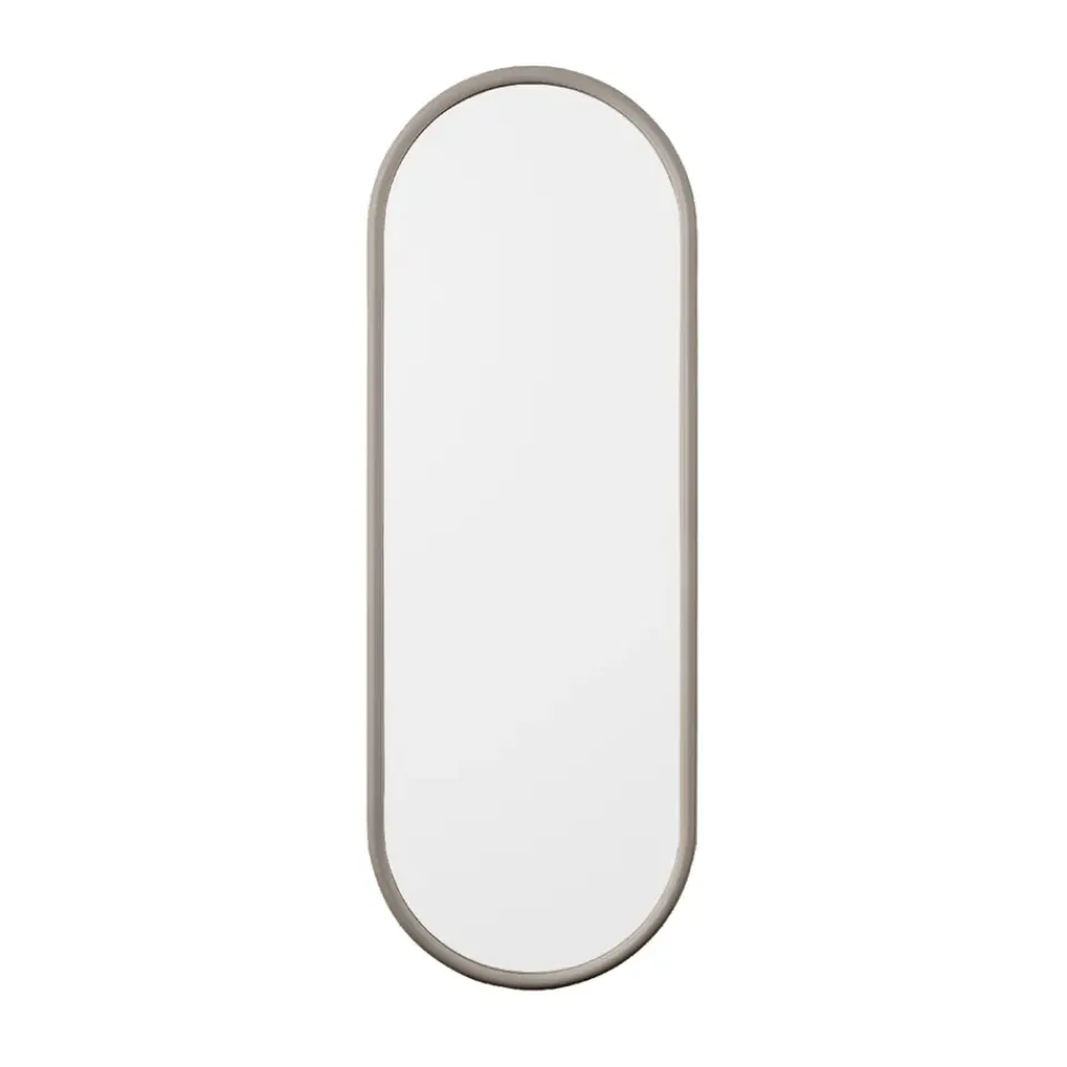 Sale AYTM Angui mirror oval 78 cm, Taupe Beige