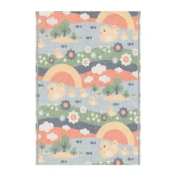 Discount Ekelund Linneväveri Ankdalen baby blanket 72x105 cm, Multi