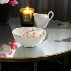 Clearance Villeroy & Boch Anmut Gold bowl Ø 13 cm, White
