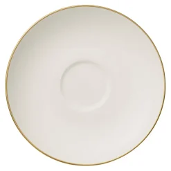 Tea & Coffee Saucers^Villeroy & Boch Anmut Gold teacup saucer, White