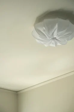 Discount Watt & Veke Anna ceiling lamp linen Ø40 cm, White