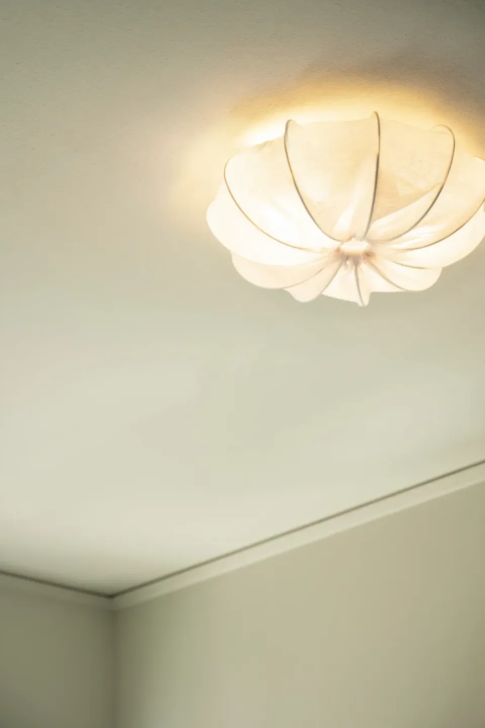 Discount Watt & Veke Anna ceiling lamp linen Ø40 cm, White