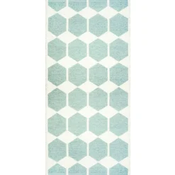 Plastic Rugs^Brita Sweden Anna rug aqua, 70x140 cm Blue
