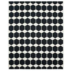 Plastic Rugs^Brita Sweden Anna rug black large, 150x200 cm Pink
