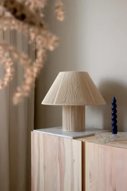 Clearance Globen Lighting Anna table lamp Ø35 cm, Natural Beige