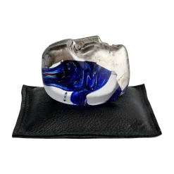 Best Kosta Boda Annual Brains glass sculpture AC-25, 2025 Blue