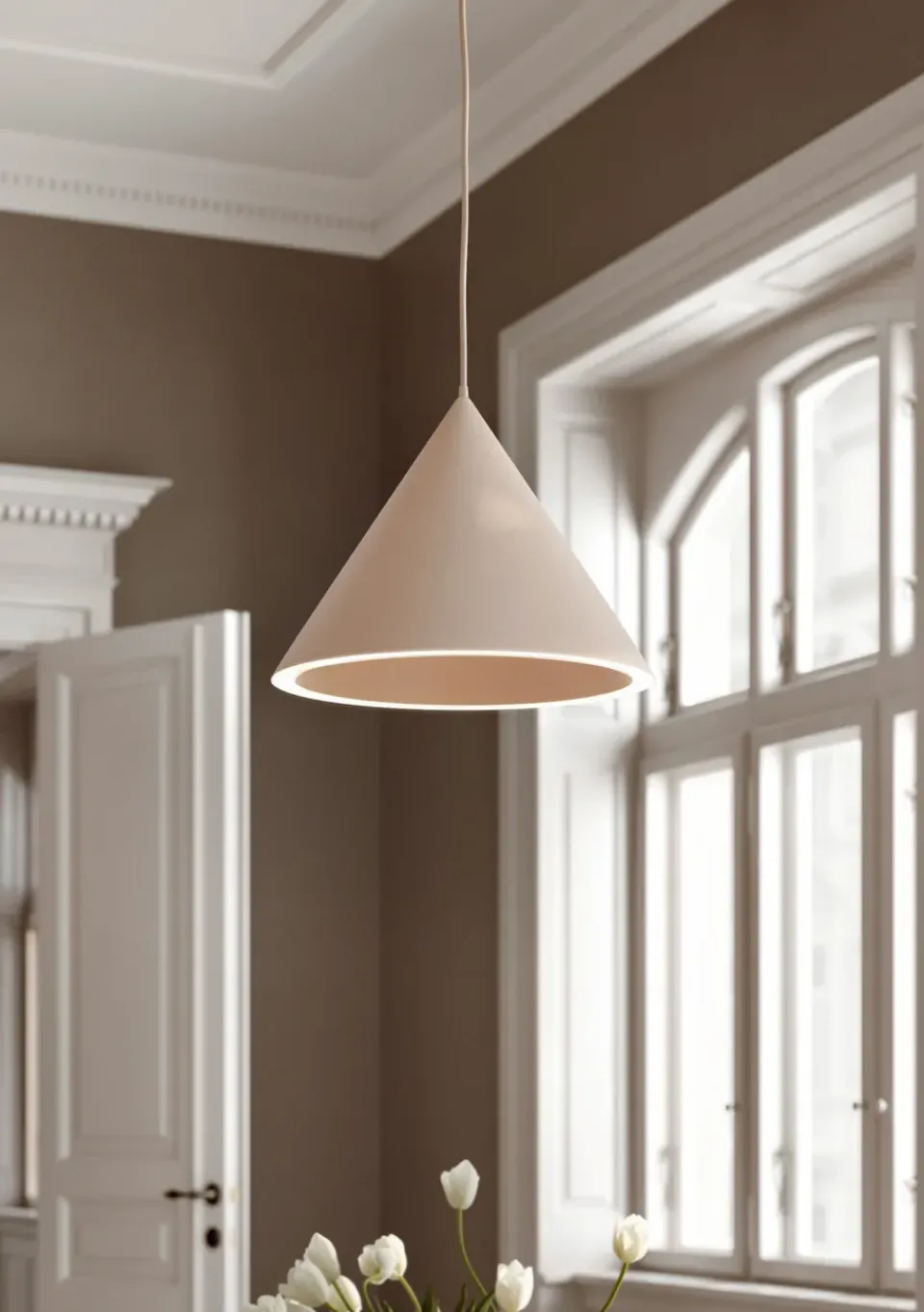 Pendant Lamps^Woud Annular pendant large, Beige