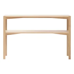 Best 1898 Anton console table 35x125 cm, White pigmented oak Beige