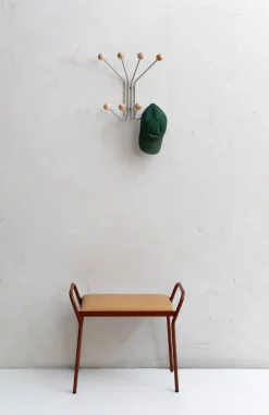 Stools^Maze Anyone stool, Cinnamon-vegeta trace leather Brown