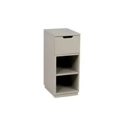 Discount Mavis Aoko bedside table 72 cm 1 drawer, Beige