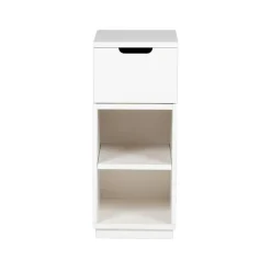 Bedside Tables^Mavis Aoko bedside table 72 cm 1 drawer, lacquer White