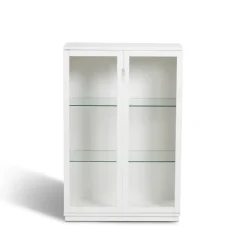 Display & Glass Cabinets|Display & Glass Cabinets^Mavis Aoko display cabinet 120 cm, lacquer White