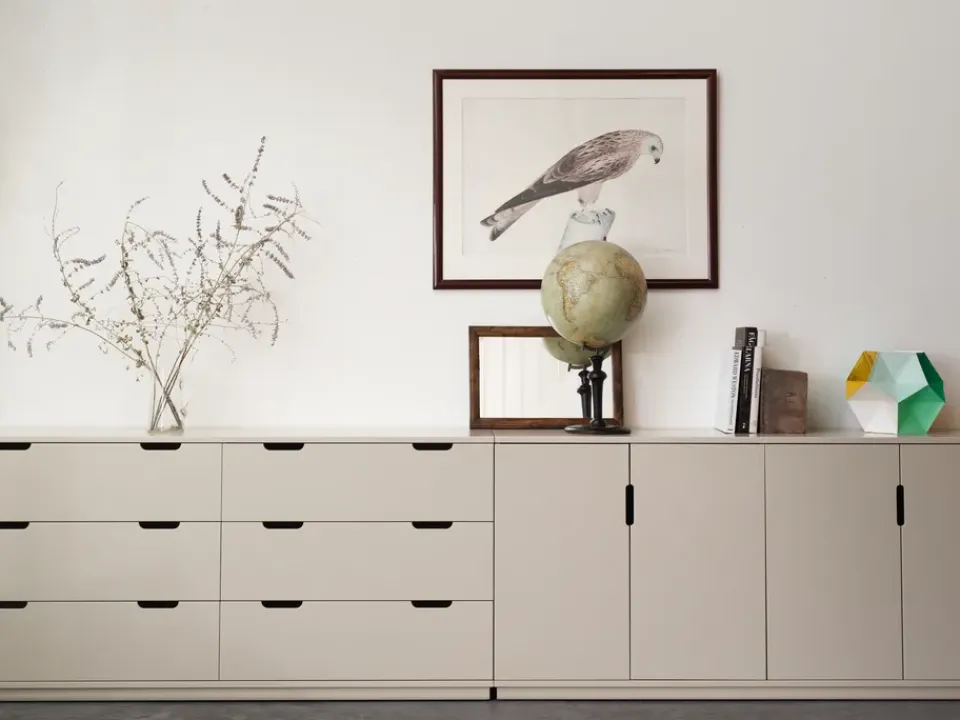 Dressers & Drawer Units|Dressers & Drawer Units^Mavis Aoko dresser double 6 drawers, lacquer White