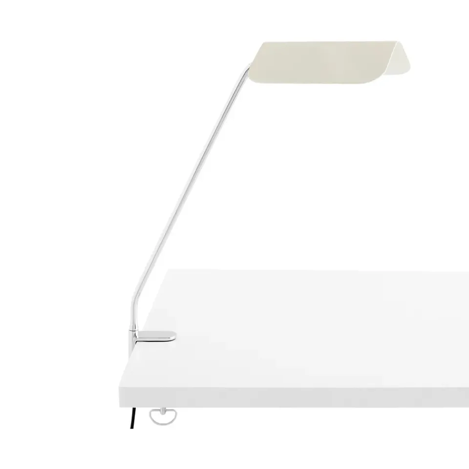 Desk Lamps|Window Lights^HAY Apex Clip desk lamp, Oyster White