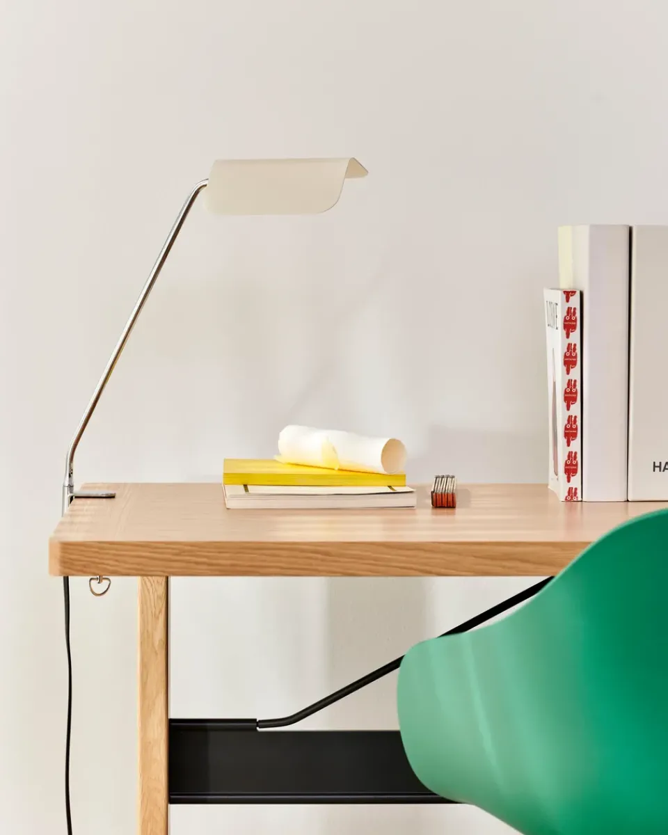 Desk Lamps|Window Lights^HAY Apex Clip desk lamp, Oyster White