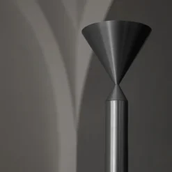 Hot Pholc Apollo 180 floor lamp, Aluminium Silver-coloured