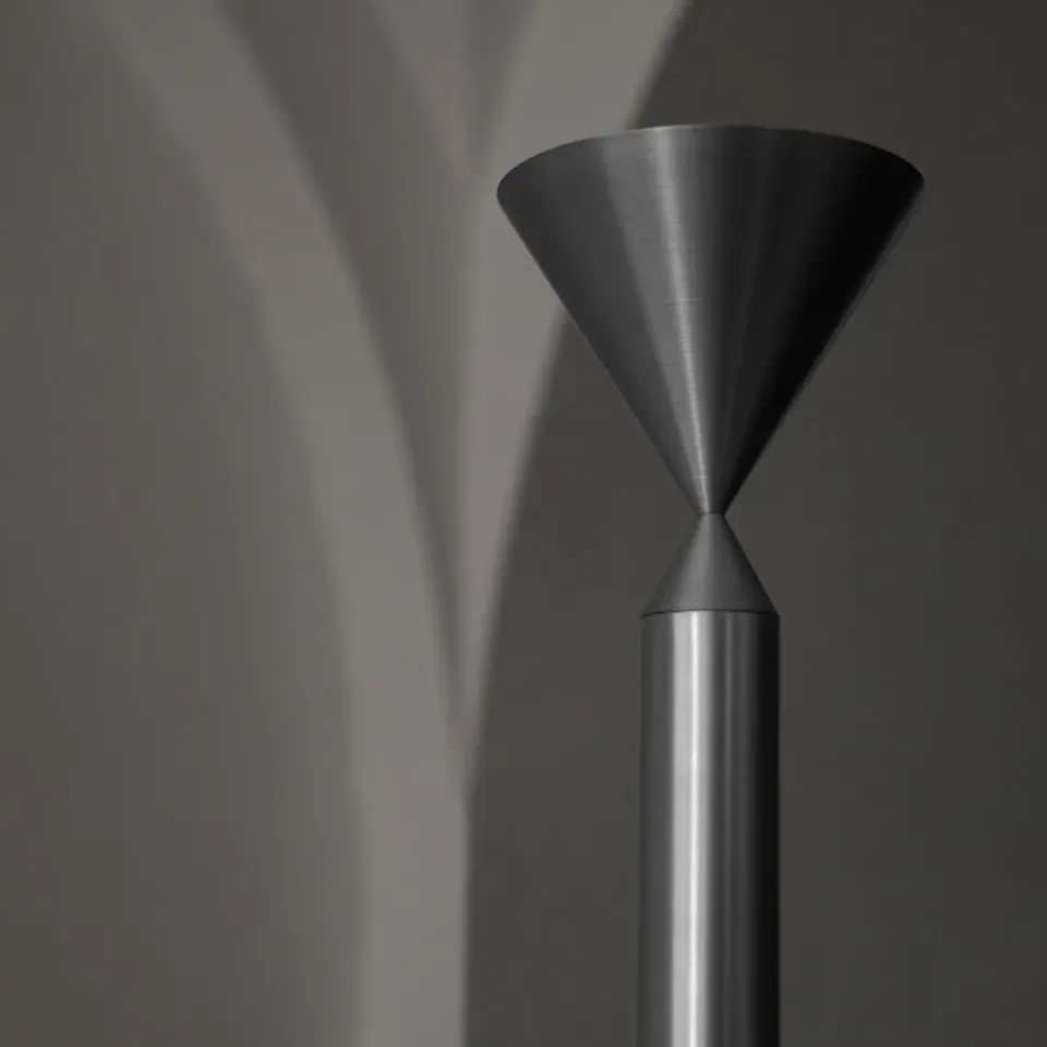 Hot Pholc Apollo 180 floor lamp, Aluminium Silver-coloured